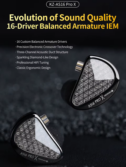 KZ AS16 Pro X ®