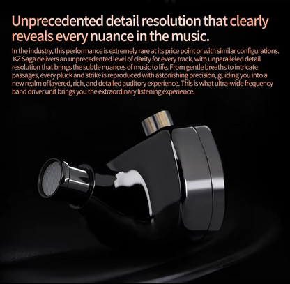 KZ SAGA Improved Bass®