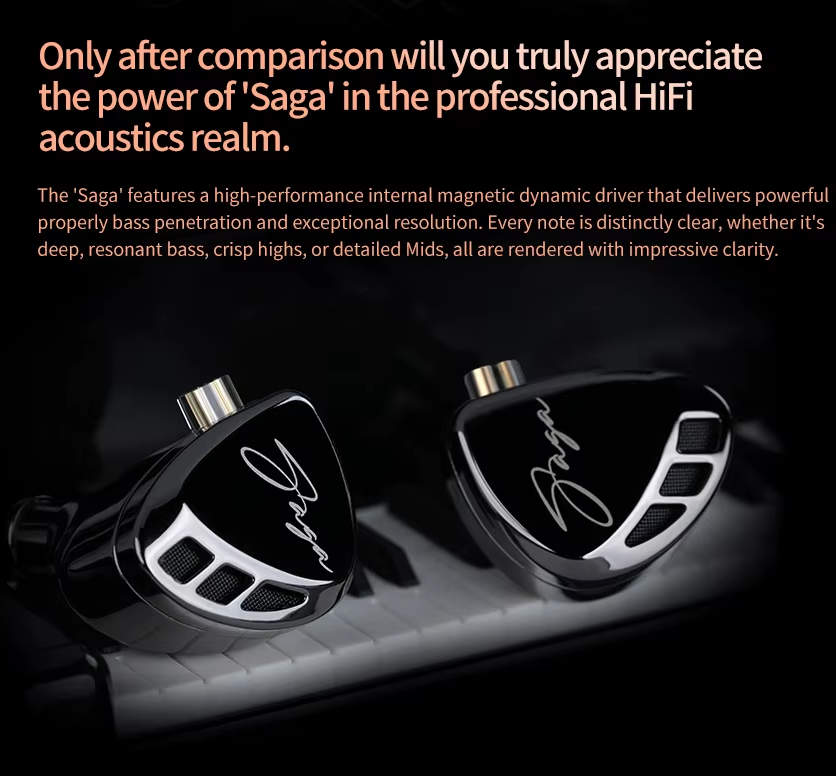 KZ SAGA Improved Bass®